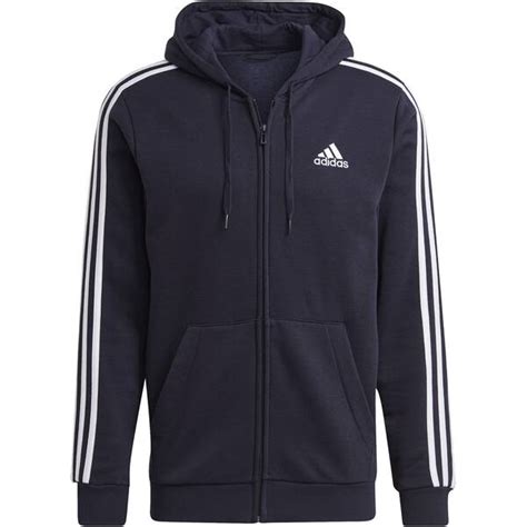 adidas herren kapuzenjacke essentials 3s|Adidas Essentials Fleece 3.